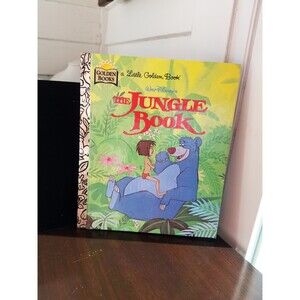 Vintage The Jungle Book, A Little Golden Book, Illustrated Childrens Book